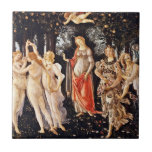 Botticelli - La Primavera Spring Fliese<br><div class="desc">Botticelli - La Primavera Frühjahr 1481</div>