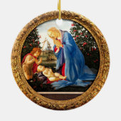 Botticelli Madonna Adventure Child w/ John Baptist Keramik Ornament (Hinten)
