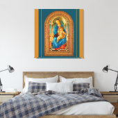 Botticelli Madonna and Child Leinwanddruck (Insitu (Schlafzimmer))