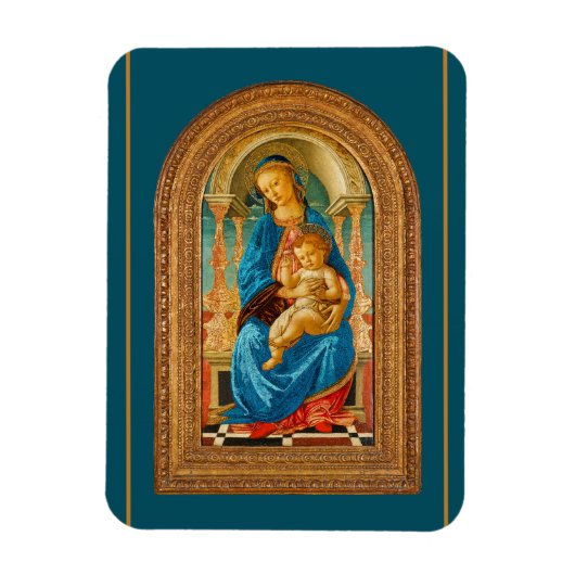 Botticelli Madonna and Child Magnet (Vertikal)