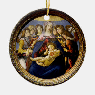 Botticelli Madonna del Sasso Keramik Ornament