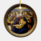Botticelli Madonna del Sasso Keramik Ornament (Hinten)