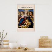 Botticelli Madonna der Granatapfel Kunstprint Poster (Küche)