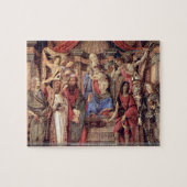 Botticelli - Madonna-Thron von Engeln und von Puzzle (Horizontal)