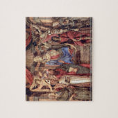 Botticelli - Madonna-Thron von Engeln und von Puzzle (Vertikal)