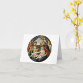Botticelli Madonna und Jesus Magnificat Karte (Gelbe Blume)