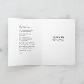 Botticelli Madonna und Kind begeistert Karte (Innenseite)