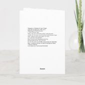 Botticelli Madonna und Kind begeistert Karte (Rückseite)