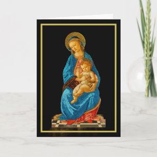 Botticelli Madonna und Kind begeistert Karte