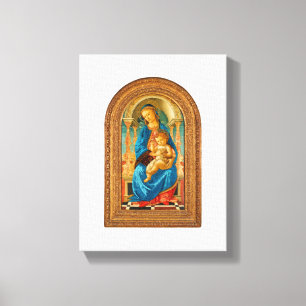 Botticelli Madonna und Kind begeistert Leinwanddruck