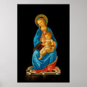 Botticelli Madonna und Kind begeistert Poster (Vorne)