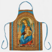 Botticelli Madonna und Kind begeistert Schürze (Vorderseite)