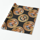 BOTTICELLI MADONNA VON POMEGRANAT UND MAGNIFICAT GESCHENKPAPIER (Ungerollt)