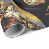 BOTTICELLI MADONNA VON POMEGRANAT UND MAGNIFICAT GESCHENKPAPIER (Rolleneckpunkt)