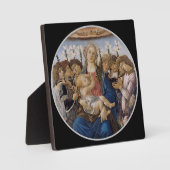 Botticelli Mary Jesus und singen Engel Fotoplatte (Vorderseite)