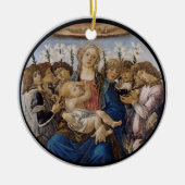 Botticelli Mary Jesus und singen Engel Keramik Ornament (Vorne)
