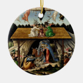 Botticelli Mystical Nativity Keramik Ornament (Vorne)