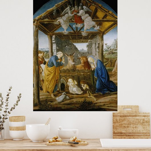 Botticelli Nativity Poster (Küche)