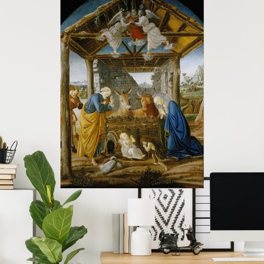 Botticelli Nativity Poster (Heimbüro)