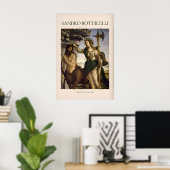 Botticelli Pallas und der Zentaur Minerva Kunst Poster (Heimbüro)