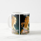Botticelli, Portrait einer weiblichen Tasse (Vorderseite Links)