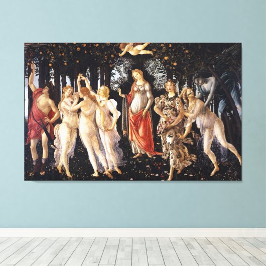 BOTTICELLI - Primavera 1482 Leinwanddruck (Insitu (Holzboden))