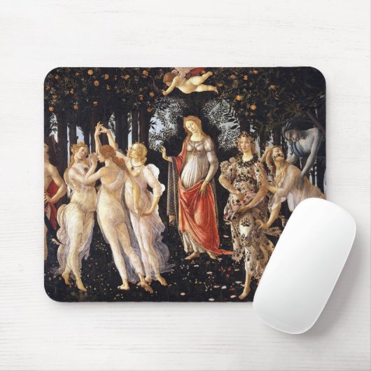 BOTTICELLI -Primavera 1482 Mousepad (Mit Mouse)