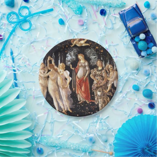 BOTTICELLI -Primavera 1482 Pappteller (Party)