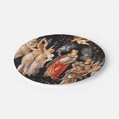 BOTTICELLI -Primavera 1482 Pappteller (Schrägansicht)