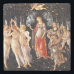 BOTTICELLI -Primavera 1482 Steinuntersetzer<br><div class="desc">BOTTICELLI -Primavera 1482Tempera auf Tafel; Wiedergabe</div>