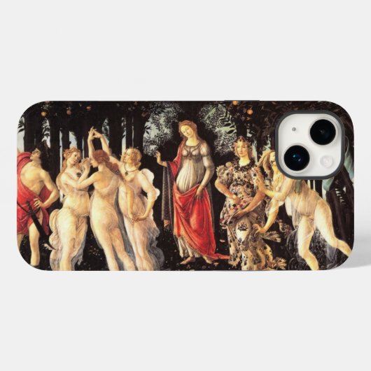 Botticelli Primavera/Allegory of Spring Case-Mate iPhone Hülle (Rückseite (Horizontal))
