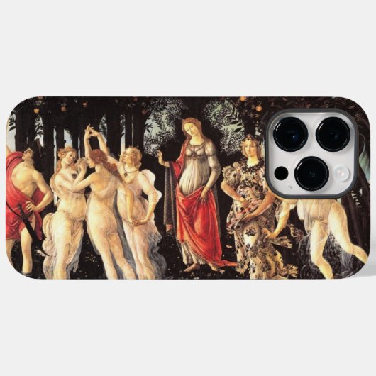 Botticelli Primavera/Allegory of Spring Case-Mate iPhone Hülle (Rückseite (Horizontal))