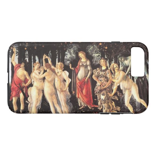 Botticelli Primavera/Allegory of Spring Case-Mate iPhone Hülle (Rückseite (Horizontal))
