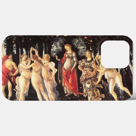 Botticelli Primavera/Allegory of Spring Case-Mate iPhone Hülle (Rückseite (Horizontal))