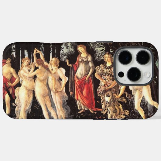Botticelli Primavera/Allegory of Spring Case-Mate iPhone Hülle (Rückseite (Horizontal))