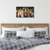 Botticelli Primavera Canvas Print Leinwanddruck (Insitu (Schlafzimmer))