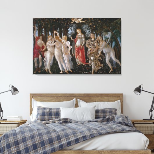Botticelli primavera Der Frühling Leinwanddruck (Insitu (Schlafzimmer))