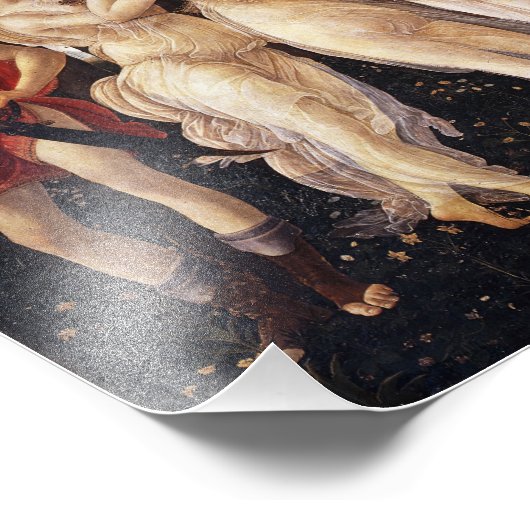 Botticelli Primavera Fotodruck (Ecke)