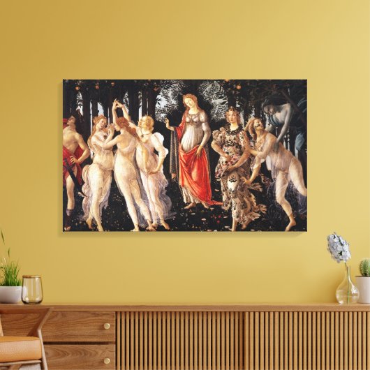 Botticelli Primavera Leinwanddruck (Insitu (Wohnzimmer))