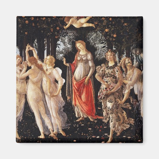 Botticelli Primavera Magnet (Vorne)