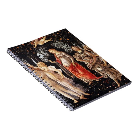 Botticelli Primavera-Notebook Notizblock (Rechte Seite)