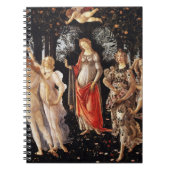 Botticelli Primavera-Notebook Notizblock (Vorderseite)