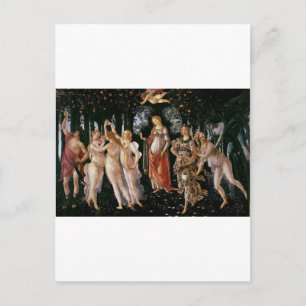 Botticelli-primavera Postkarte