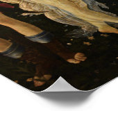 Botticelli Primavera Renaissance Florale Göttin Poster (Ecke)