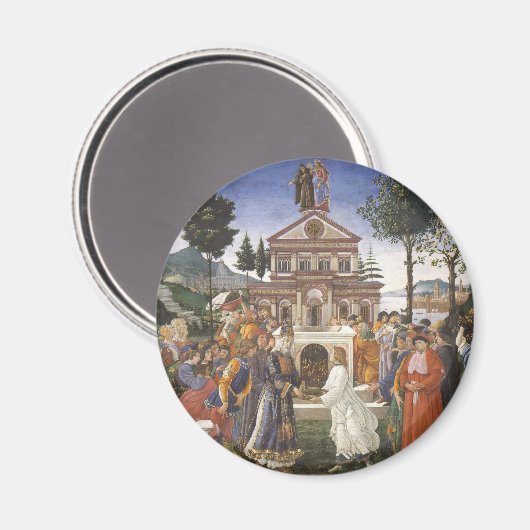 Botticelli Renaissance-Malerei Magnet (Vorderseite/Rückseite)