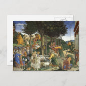 Botticelli Renaissance-Malerei Postkarte (Vorne/Hinten)