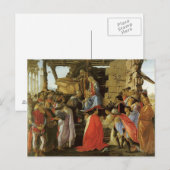 Botticelli Renaissance-Malerei Postkarte (Vorne/Hinten)