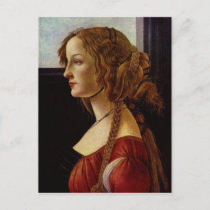 Botticelli, Sandro Portr?t der Simonetta Vespucci  Postkarte