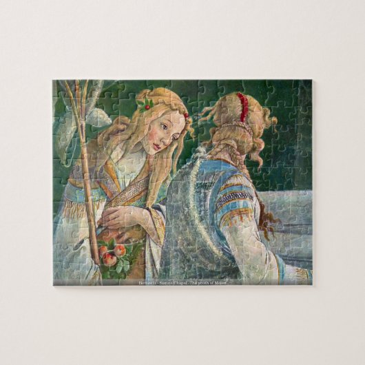 Botticelli - Sistine Kapelle - die Jugend von Puzzle (Horizontal)