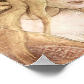 Botticelli-Sixtinische Kapelle - Die Jugend von Mo Poster (Ecke)